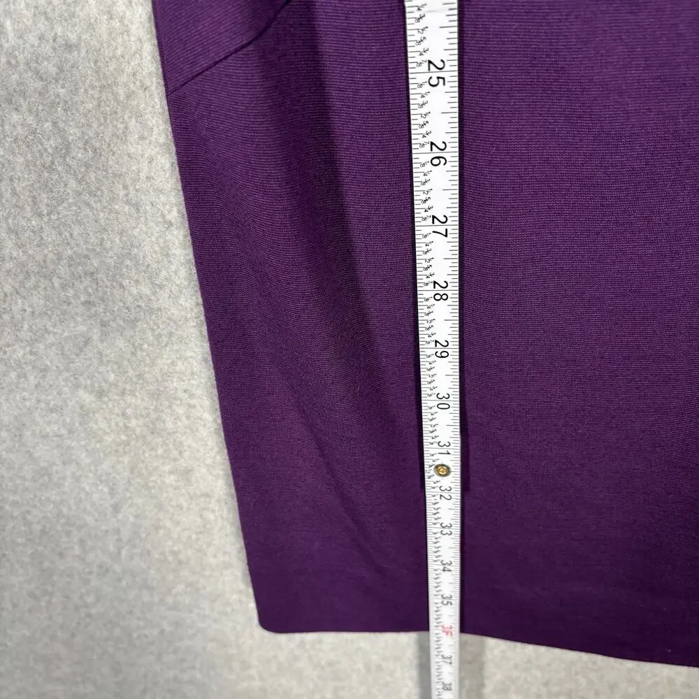 Tahari Dress 4 Petite Sheath Pencil‎ Sunburst Asymmetric Secretary Career Church - Picture 6 of 14